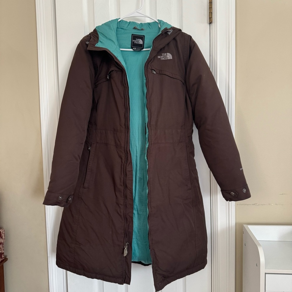 The North Face Women's Brown HyVent Down Parka